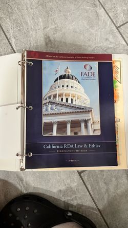 CA RDA Law and Ethics