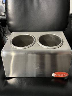 Steril Stil 2 Hole Stainless Steel Organizer Cylinders With Included