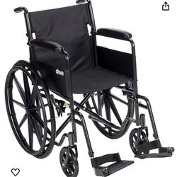 Drive Medical Silver Sport Wheel Chair 