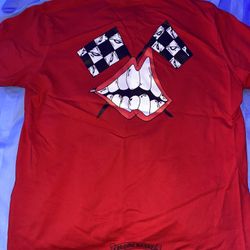 Red Chrome Heart X Matty Boy Pocket Tee Shirt