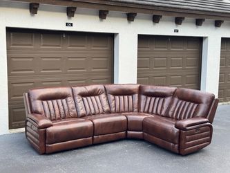 Couch/Sofa Sectional - Electric Recliners - Brown - Delivery Available 🚛