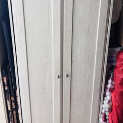 Wooden Storage Cabinet Off White