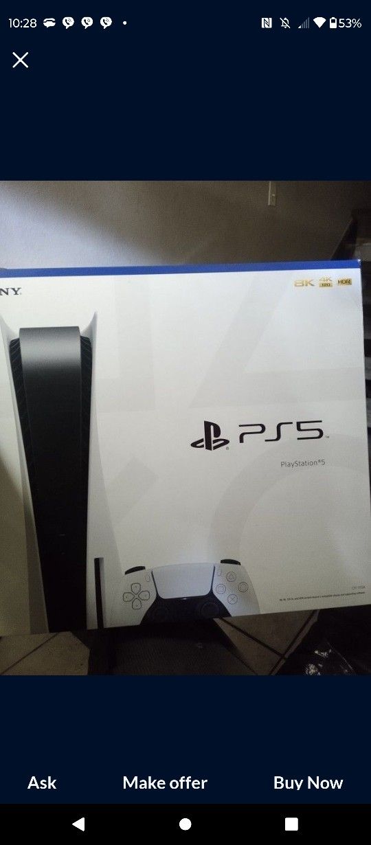 ps5 practicly branf new