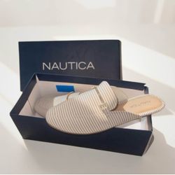 Nautica 6.5 slip on mules wore for a while
