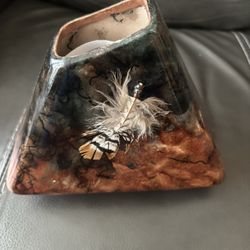 Horsehair Pottery Vase