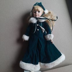 Vintage Porcelain Doll 