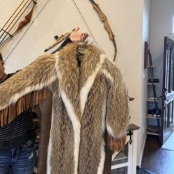 Authentic Rarely Used Overland Fur Coat 