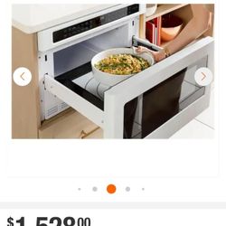 Fridgeidare Drawyer Microwave On Sale At Home Depot 1529$ I'll Take 1200