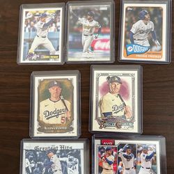 Dodgers Freddie Freeman MVP (7) card lot