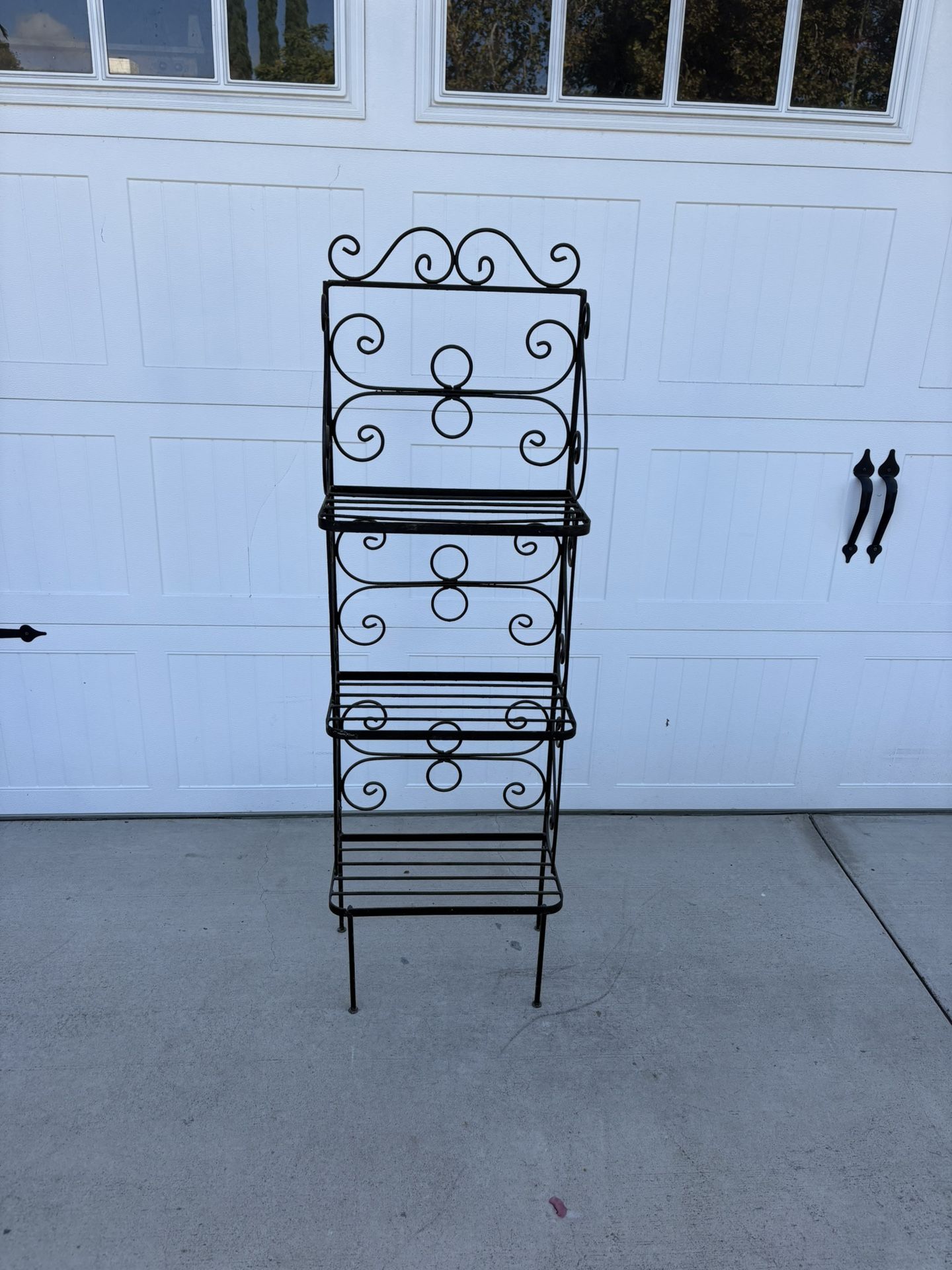 Wrought Iron Baker’s Rack - 3 Tiers