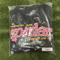🕷️ Spider Hoodie – Black Web Design – Size M (Brand New) 