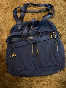 Kipling Convertible Tote Backpack (Navy Blue)
