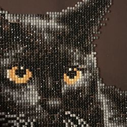 Jeweled Cat Portrait 