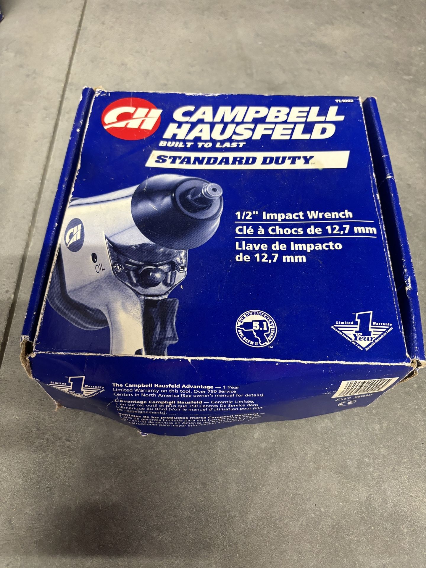 1/2” Impact Wrench Campbell Hausfeld