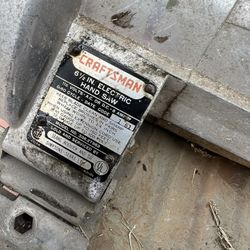 Vintage Craftsman Saw  6.5