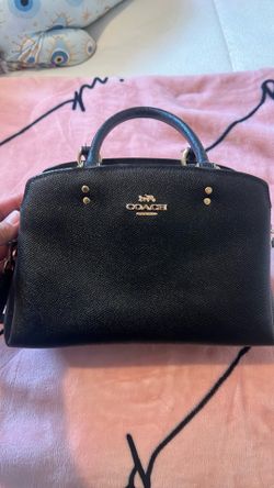 Black small coach bag