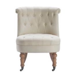 Caitlyn Slipper Chair Vintage Cream