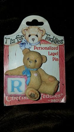 Cherished Teddies R Pin