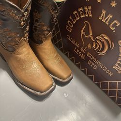 Leather Cowgirl Boots 