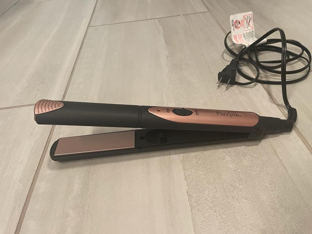 Pure Silk Ceramic Hair Straightener / Flat Iron / Hair Styler