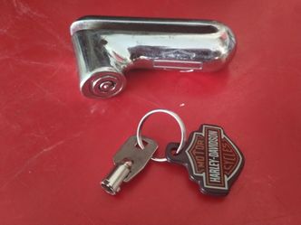 Harley Davidson Disc Brake Lock & Key