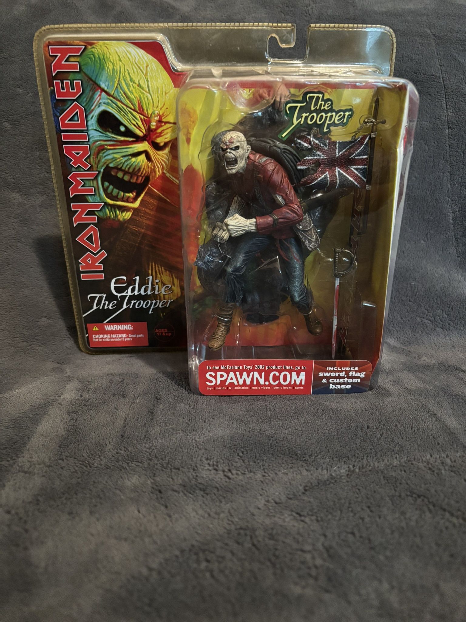 Iron Maiden "Eddie: The Trooper" Figure by McFarlane (2002) - Sealed Collectible