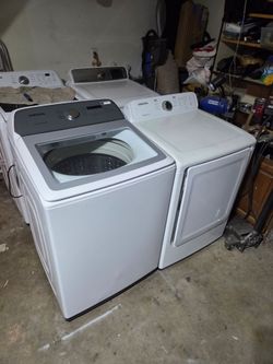 Samsung Washer And Electric Dryer Large Capacity
