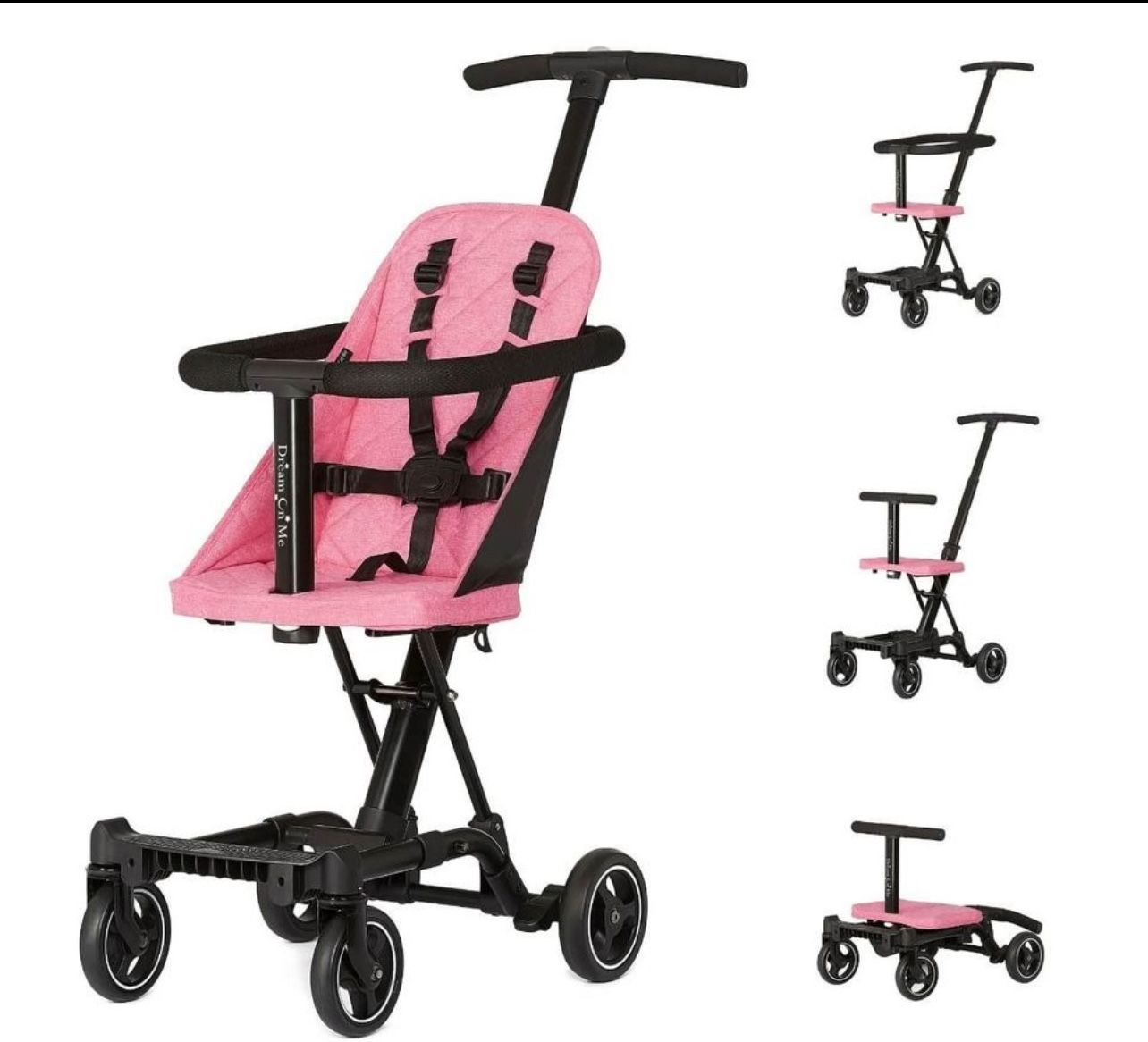 Munchkin® Sparrow™ Ultra Compact Lightweight Travel Stroller for Babies & Toddlers, Black, Unisex