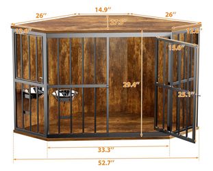 Large Corner Kennel