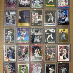 25 Baseball Cards Good Condition