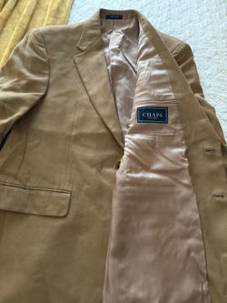 Chaps Men’s Blazer, Camel 38R