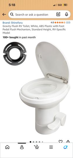Brand new rv toilet