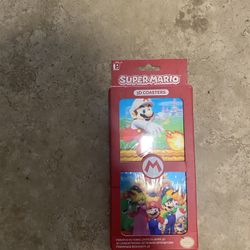 Nintendo Super Mario 3d Holo Coaster Set 