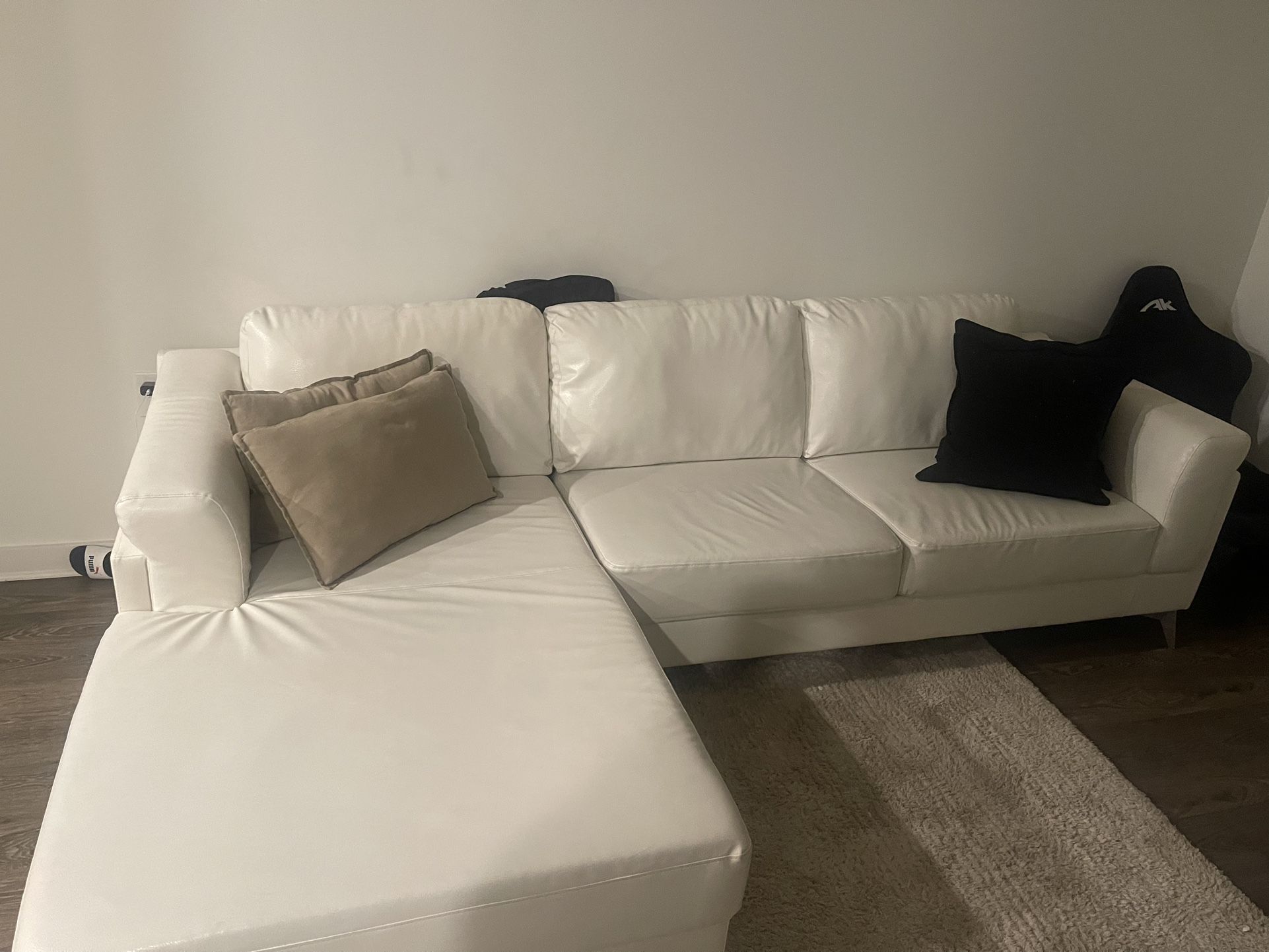 White Sectional