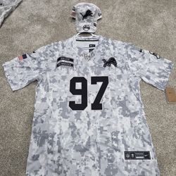 AIDEN HUTCHINSON SALUTE to Service JERSEY(XXL)