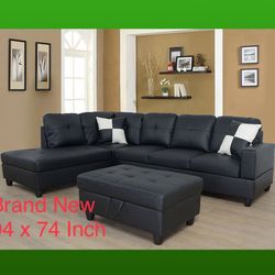 🎈Free Delivery—Brand new sectional sofa couch 