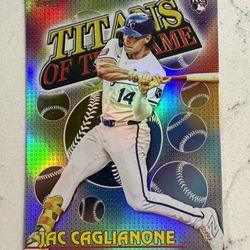2026 Topps Jac Caglianone Titans Of The Game RC Rookie #TOG-12 Royals