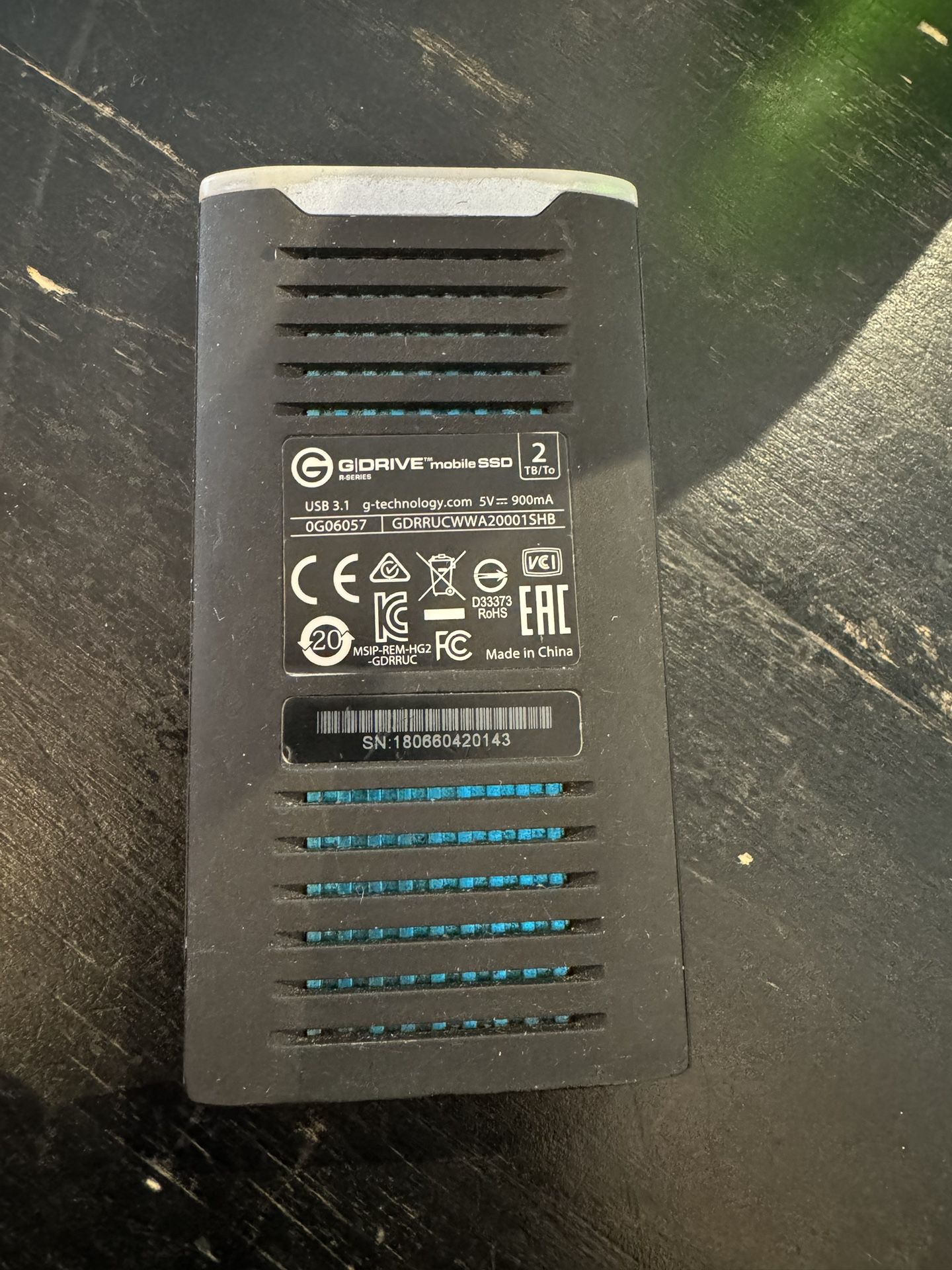 G Drive External SSD 2 TB (Solid State Drive )
