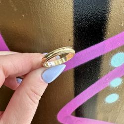 14k BAND RING 