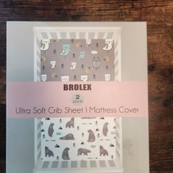 BROLEX Ulrta Soft Crib Sheet Mattress Cover