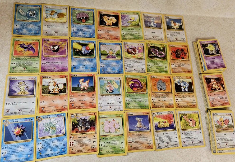 1996 Through 1999 Pokemon Cards Base