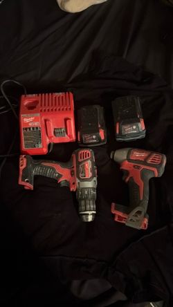 Milwaukee impact drill and drill combo