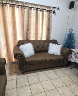 Two love seats in good condition for sale