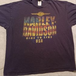 Men's Harley Davidson Size Xlarge Born To Ride Kansas City