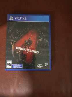 Back 4 Blood - Sony PlayStation 4 Game Disc.