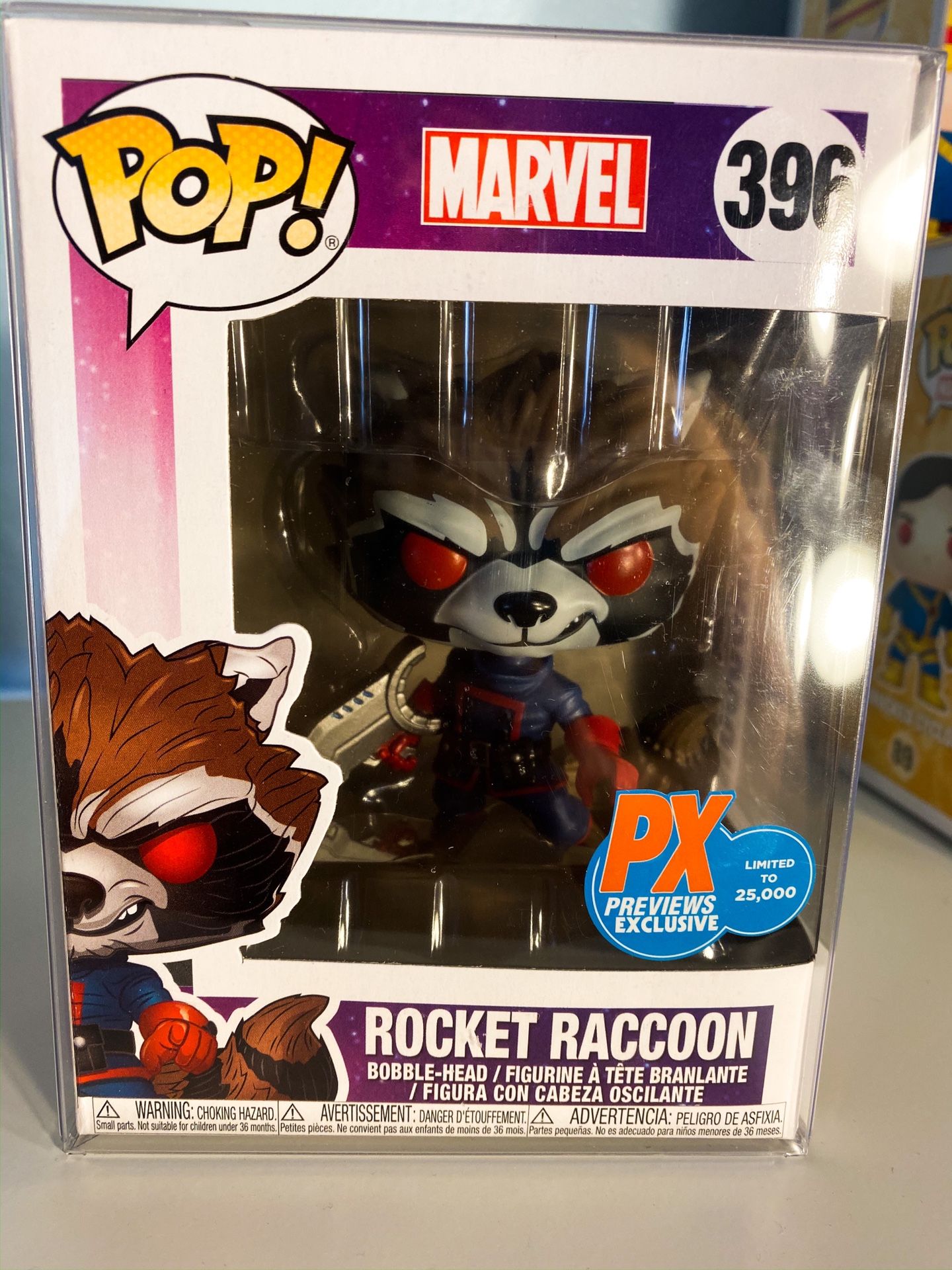 Funko Pop Rocket Raccoon PX Previews Exclusive