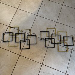 Hand Painted Wall Sconce Candle Holders 