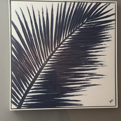 Blue Feather Painting