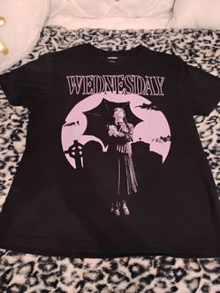 Old Navy Wednesday Addams Graphic T-Shirt