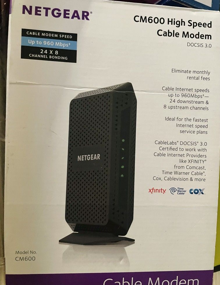 Netgear High Speed Cable Modem CM600